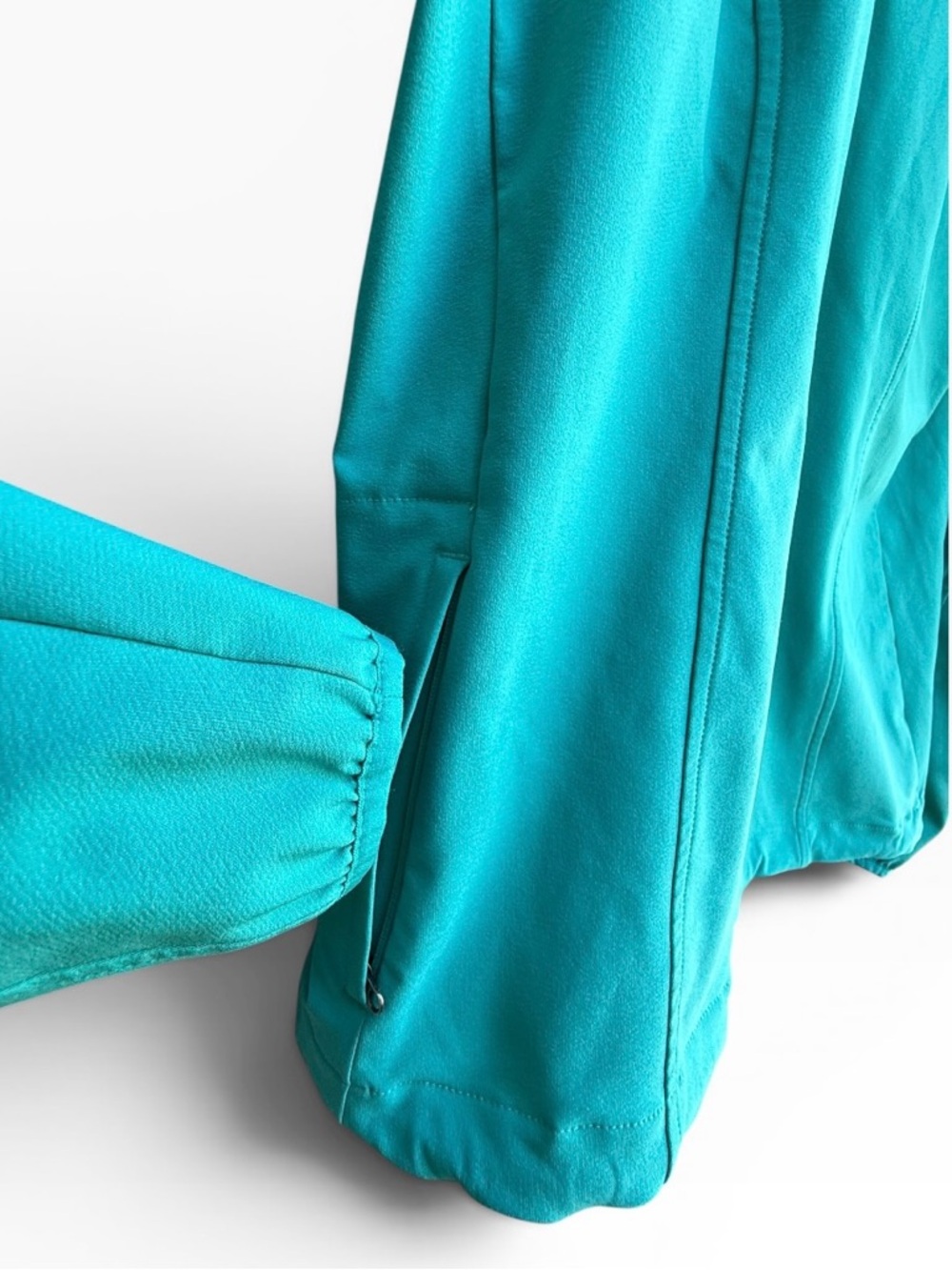 The North Face Women's TNF Apex 1/2 Zip Windbreaker Jacket Teal Green Medium - Picture 6 of 14